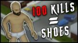 Project Zomboid, but after every 100 kills I unlock 1 item of clothing