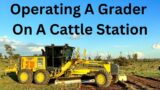 Property Work | Operating A Grader Fixing Tracks And Troughs