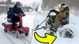 Putting Snow Tracks on the Mini Trike