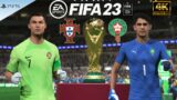 RONALDO or BOUNOU? Who is better goalkeeper? PORTUGAL vs MOROCCO, FIFA 23, Ps5,4K