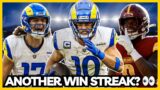Rams HUNTING for a Wildcard spot, as well another 3-game win streak with Washington coming to LA