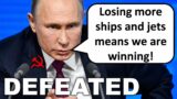 Russia Suffers DEFEAT with Loss of Ship and 2 More Jets