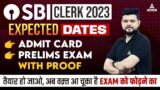 SBI Clerk Exam Date 2023 | SBI Clerk Admit Card & Expected Exam Date | SBI Clerk 2023