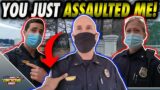 Sgt. Goes HANDS ON Fast! Threatens To ARREST Journalist For Exercising His Rights! (Update)