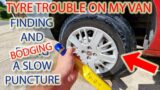 Slow Puncture On My Doblo Van Tyre – Dad To The Rescue To Fix It! (After I Gave Up!)