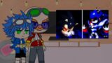 ~Sonic react to Metallix vs Sonic.exe~RUS/ENG~My AU~GachaClub~