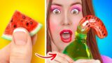 TASTY FOOD HACKS AND DIY KITCHEN TRICKS || Funny Cooking Challenges! Me vs Grandma By 123 GO Like!