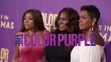 THE COLOR PURPLE UK premiere interviews Fantasia, Taraji P Henson, Danielle Brooks -November 20,2023