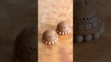 Terracotta jhumka design 2 #youtubeshorts #terracottajewellerymaking #terracottajewellery #shorts