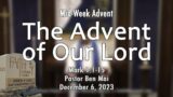 The Advent of Our Lord (Mark 1:1-15)