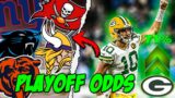The Green Bay Packers Current Playoff Odds!