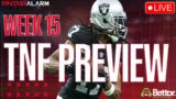 Thursday Night Football Preview Chargers vs Raiders | Fantasy Football Start-Sit Week 15