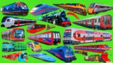 Trains For Kids | Learning types of trains – Railway Vehicles, Steam trains, Tram