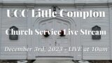 UCC Little Compton Church Service Live Stream – December 3rd, 2023