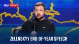 Ukrainian President Volodymyr Zelenskyy holds end-of-year news conference