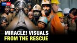 Uttarkashi Tunnel Rescue: Visuals of the rescue of the 41 trapped workers from the site