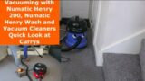 Vacuuming with Numatic Henry 200, Numatic Henry Wash and Vacuum Cleaners Quick Look at Currys