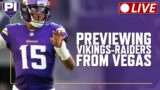 Vikings-Raiders preview live from Las Vegas