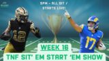 Week 16 TNF Fantasy Football Start 'Em Sit 'Em Show: Should you start Chris Olave, Taysom Hill?