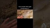 What you think "fake" vs how it is… #goldprospecting #goldpanning #goldnuggets #goldrush #viral