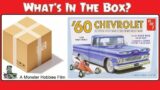 What's In The Box? The 1960 Chevrolet Custom Fleetside Pickup Truck With Go Cart Kit from AMT