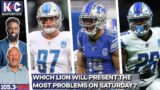 Which Player Most Concerns You From The Lions? | K&C Masterpiece