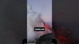 Why there is alot of steam when lava meets ice #shorts #shortsviral