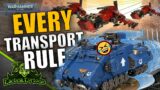 Why transports in 40k are WAY more broken than you think