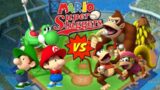 YOSHIS ISLAND VS DK COUNTRY! Mario Super Sluggers Theme Battles!