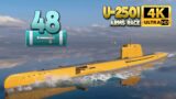 Yellow submarine U-2501 with huge 5600 base XP game – World of Warships