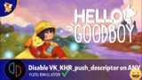 Yuzu Mainline 1438 – Hello Goodboy (Playable/Vulkan)