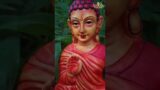 terracotta sculpture painting/Buddha statue painting #homedecor #handpainted #claysculpture