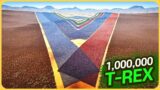 1 MILLION T-REX vs HUMANITY ARMY – Ultimate Epic Battle Simulator 2 UEBS 2