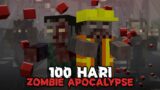 100 Hari Minecraft Zombie Apocalypse City!