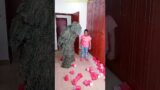 FUNNY VIDEO GHILLIE SUIT TROUBLEMAKER BUSHMAN PRANK try not to laugh Alien tiktok bhoot #realfools