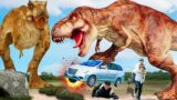 New Action Dinosaur Movies 2023 Full | Kong 2 Vs T-rex | Jurassic Park 25 | Dinosaur rexy | Ms.sandy