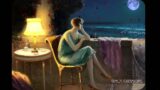 1930's Evening on a Terrace by the ocean w/ calming waves (Oldies playing in another room) 6HRS ASMR