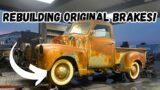 1948 Chevy truck gets NEW brakes after 58 years ! Budget transformation!