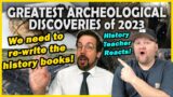 20 Greatest Archaeological Discoveries of 2023 | World of Antiquity | History Teacher Reacts