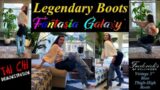 'Legendary Boots" Fantasia Galaxy demonstrates Tai chi, Wushu dance form in vintage thigh boots.