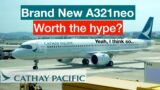 4K World's Most Enjoyable Short-Haul? Brand Spanking New Airbus A321Neo Cathay Pacific Economy Class