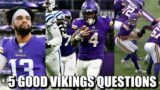 5 Good Vikings Questions: Pros & Cons of Caleb Williams? 2022 a Fluke? VENTING About 2023?