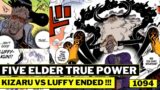 A Big Reveal !!! Five Elders TRUE POWER — Luffy Gear 5 vs Kizaru — One Piece Chap 1094 (COLORED)
