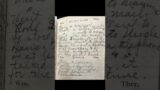 A first hand account of using a telephone for the first time in 1895! #diary #history #1890s