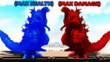 All Godzillas (Max Damage) vs All Godzillas (Max Health) in Kaiju Universe