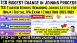 At What Time TCS Generating Joining Letter? New Trends | TCS Remaining Joining in Phase & Batch-wise