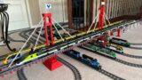 Awesome LEGO Train Set With Huge Lego Bridge – Passenger & Cargo Trains