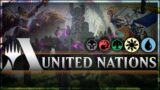 Bonkers 90% Winrate 5 Color Humans! | UNITED NATIONS | 5 Color Human Tribal // MTG Arena Standard