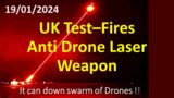 Britain (UK) test-fired a Dragonfire laser cannon anti drone weapon. Hits with speed of light.