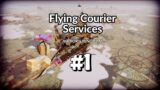 Building the Biggest Flying Courier Service City in Airborne kingdom